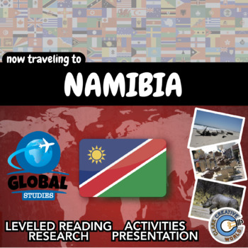 Preview of Namibia - Global Studies - Leveled Reading, Activities, Slides & Digital INB