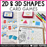 Shapes Identification Card Games - 2D Shapes, 3D Shapes