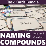 Naming Compounds Task Card BUNDLE (Ionic Compounds and Cov