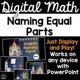 Naming Equal Parts 3.G.2 - Digital Math Game