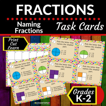 Preview of Fractions | Naming Fractions | Digital Activities