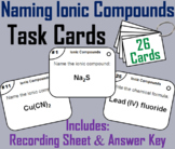 Naming Ionic Compounds Task Cards Activity
