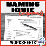 Naming Ionic Compounds Worksheets | Printable and Digital