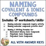 Naming Molecular and Ionic Compounds Worksheets