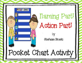 Naming Part Action Part Pocket Chart Activity