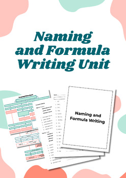Preview of Naming and Formula Writing | Ionic and Covalent Compounds | Chemistry Unit
