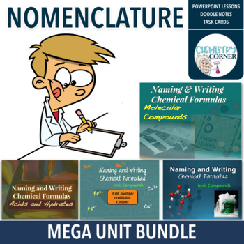 Preview of Naming and Writing Chemical Formulas MEGA UNIT BUNDLE