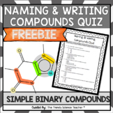 Naming and Writing Compounds Quiz (Basic)