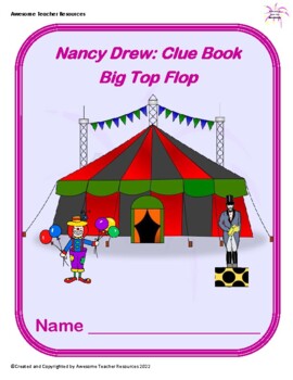Preview of Nancy Drew Big Top Flop Book Study