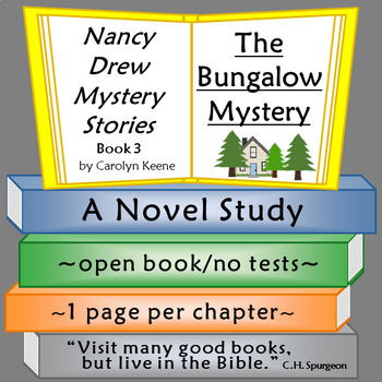 Preview of Nancy Drew: The Bungalow Mystery Novel Study