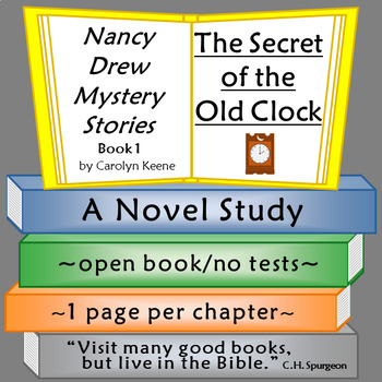 Preview of Nancy Drew: The Secret of the Old Clock Novel Study