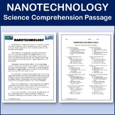 Nanotechnology - Science Comprehension Passage & Activity 