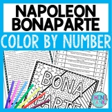 Napoleon Bonaparte Color by Number, Reading Passage and Te