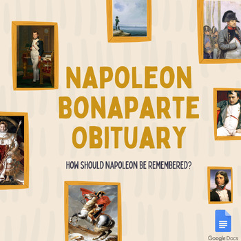 Preview of Napoleon Bonaparte Obituary