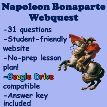 Preview of Napoleon Bonaparte Webquest