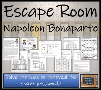Preview of Napoleon Escape Room Activity