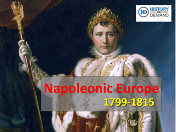 Preview of Napoleon PowerPoint with Guided Outline