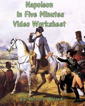 Preview of Napoleon in Five Minutes Video Worksheet