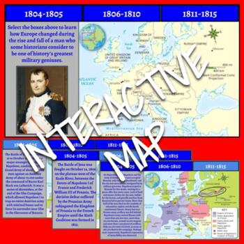 Interactive Map Napoleon S Europe 1804 1815 By Tech That Teaches