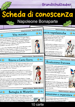Preview of Napoleone Bonaparte - Scheda di conoscenza - Personaggi famosi (Italiano)
