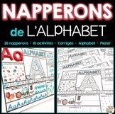 French Alphabet Activity Mats - Napperons de l'alphabet en