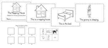 Napping House Emergent Reader & Sequencing Activity by Keri Tisher