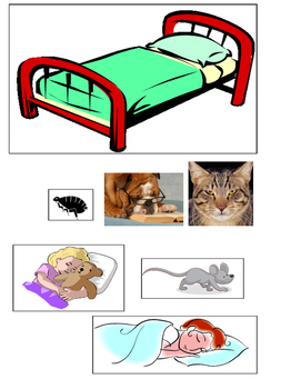 Preview of Take a nap in the House Sequencing pictures ESL kindergarten COMMON CORE