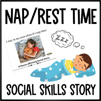 Preview of Napping/nap time/nap routine/nap schedule/Preschool/Social Skills/Social Story