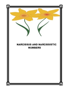Narcissus and Narcissistic Numbers by BrownCreekTeacher TpT