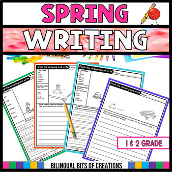Narrative Creative Differentiated Writing Activities Draw and Write SPRING