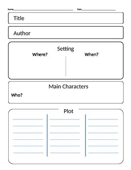 Preview of Narrative Elements, Story Elements