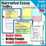 Narrative Writing for Middle & High School: Graphic Organizers, Writing Prompts