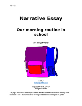 Preview of Narrative Essay: Our Morning Routine at School