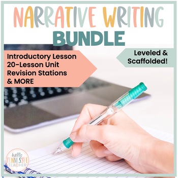 Preview of Narrative Writing Unit BUNDLE, Narrative Essay Writing Activities, 6th-8th Grade