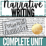 Personal Narrative Writing Unit | Brainstorm Graphic Organ