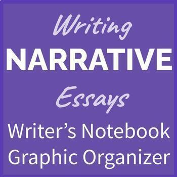 Preview of Narrative Essays Writer's Notebook Graphic Organizer