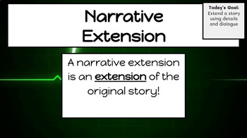 Preview of Narrative Extension Slides and Notes