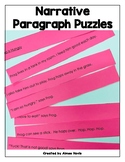 Narrative Fiction Writing Paragraph Structure Puzzles