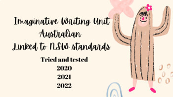 Preview of Narrative Imaginative Writing Unit 2023 Stage 2 Year 3 Year 4 Australian NSW