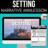 Narrative Minilesson Setting Presentation and Worksheet