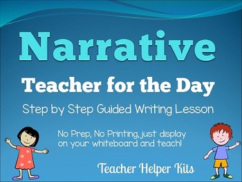 Preview of Personal Narrative Writing-Teacher for the Day-2nd and 3rd