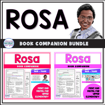 Preview of Rosa Narrative Nonfiction Book Companion Mini BUNDLE