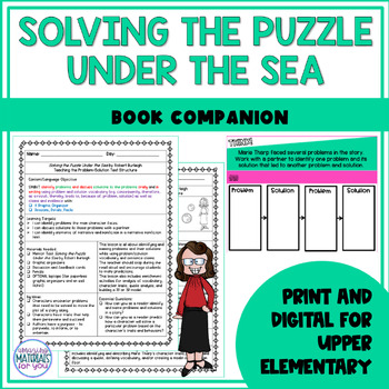 Preview of Solving the Puzzle Under the Sea Narrative Nonfiction Book Companion