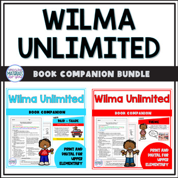 Preview of Wilma Unlimited Narrative Nonfiction Book Companion Mini BUNDLE