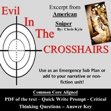 Narrative/Nonfiction lesson - Evil In The Crosshairs - Ame