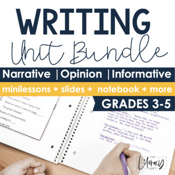 Preview of Narrative, Opinion, & Informational Writing Bundle
