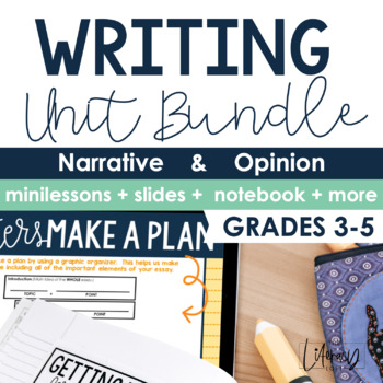 Preview of Narrative & Opinion Writing Bundle