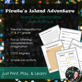 Preview of Narrative Pantomime Activity Pack: Pirate's Island Adventure