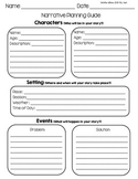 Narrative Planning Pages, Graphic Organizers