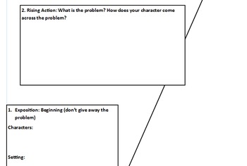 Preview of Narrative Planning Plot Chart